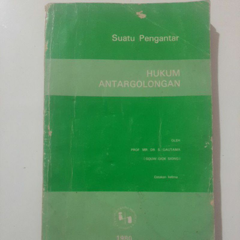 Suatu Pengantar Hukum Antargolongan