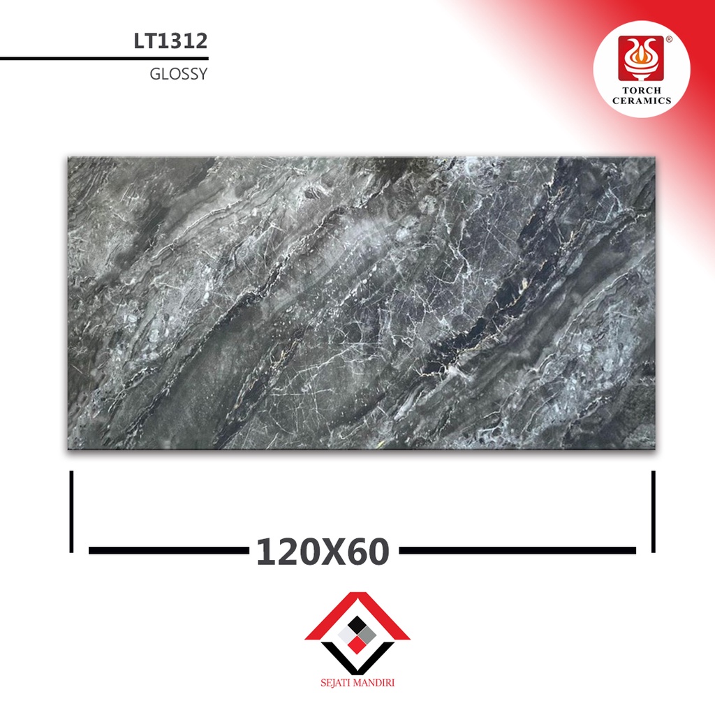 granit 120x60 - motif marmer - torch lt1312