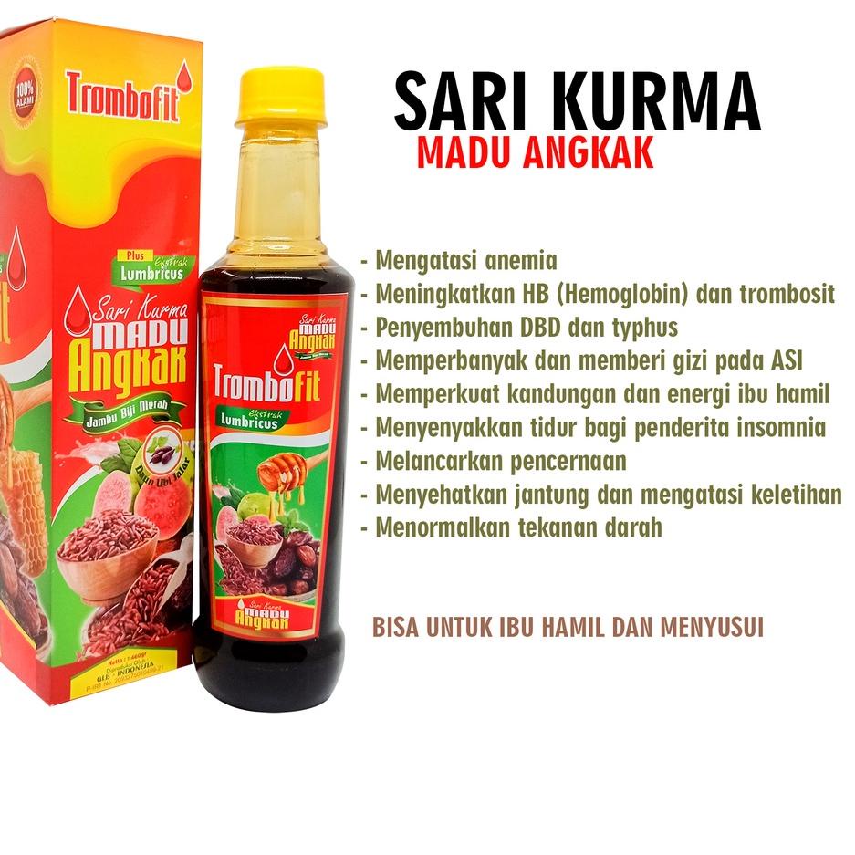 

Free Ongkir TROMBOFIT SARI KURMA MADU PROPOLIS JAMBU BIJI ANGKAK PLUS UBI JALAR 460 GRAM ORIGINAL
