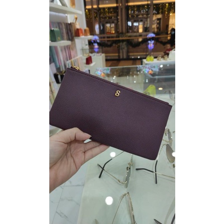 The amy long wristlet -maron buttonscarves