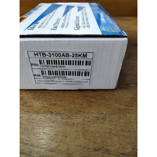 HTB3100, Media Converter OPTICAL (A/B) FO to LAN 10/100Mbps WDM HTB-3100 ( Sepasang )