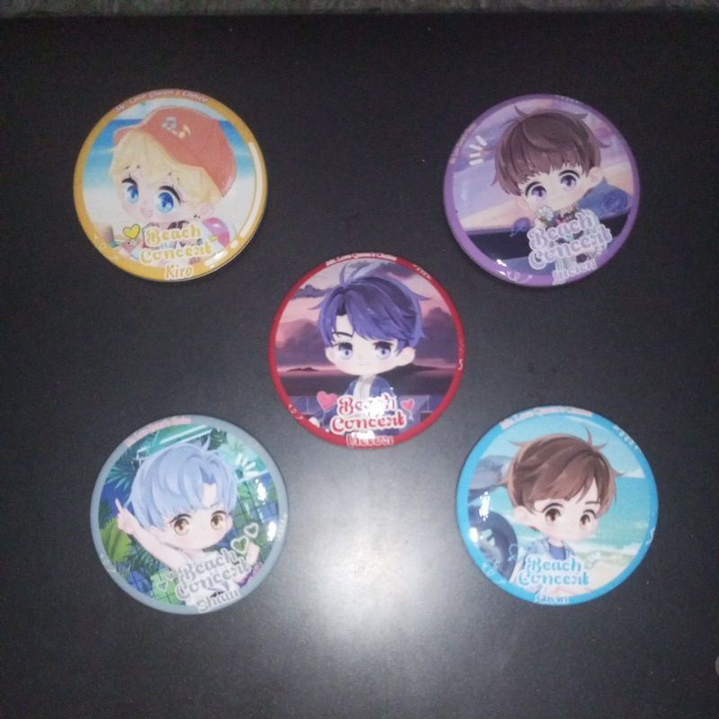 Badge/Pin Mr Love Queen's Choice/Love and Producer Beach Concert Edition