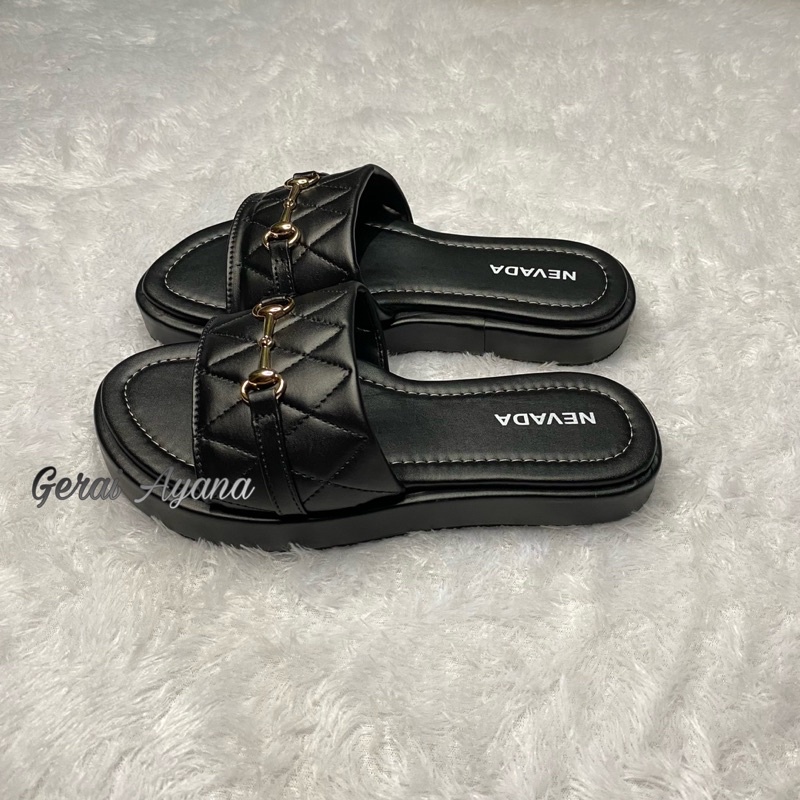 DISKON DAY! Sandal Wanita Empuk Enteng Kekinian - Sandal Wanita Nevada