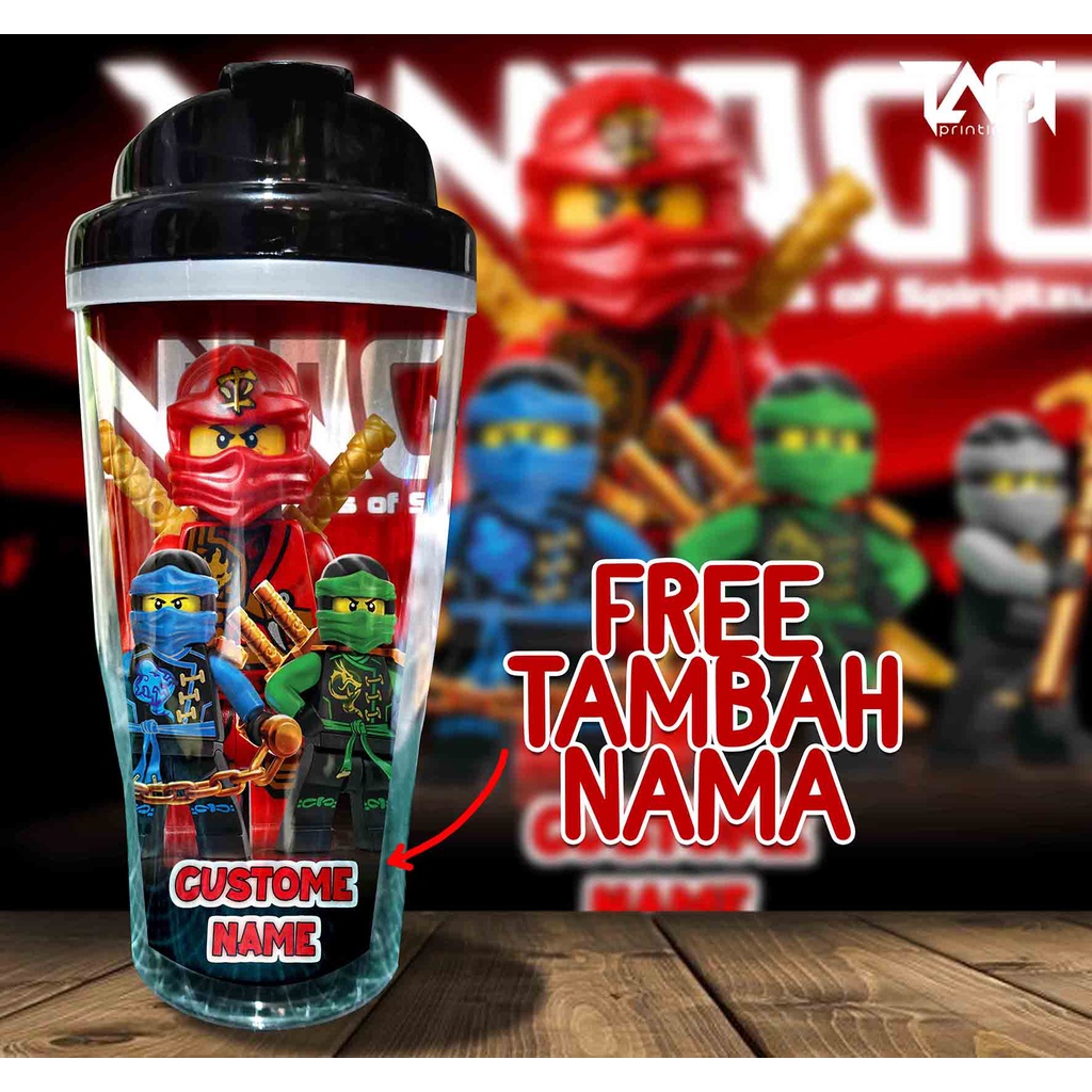 NINJAGO KADO SPESIAL TUMBLER NINJAGO CUSTOME NAMA