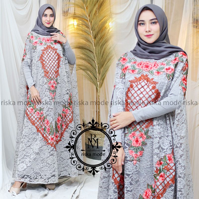 FASHION MUSLIM//KAFTAN BRUKAT SLAVINA FREE INNER GAMIS//GAMIS PESTA//SERGAMAN WISUDA//KAFTAN TERBARU//By Riska Mode