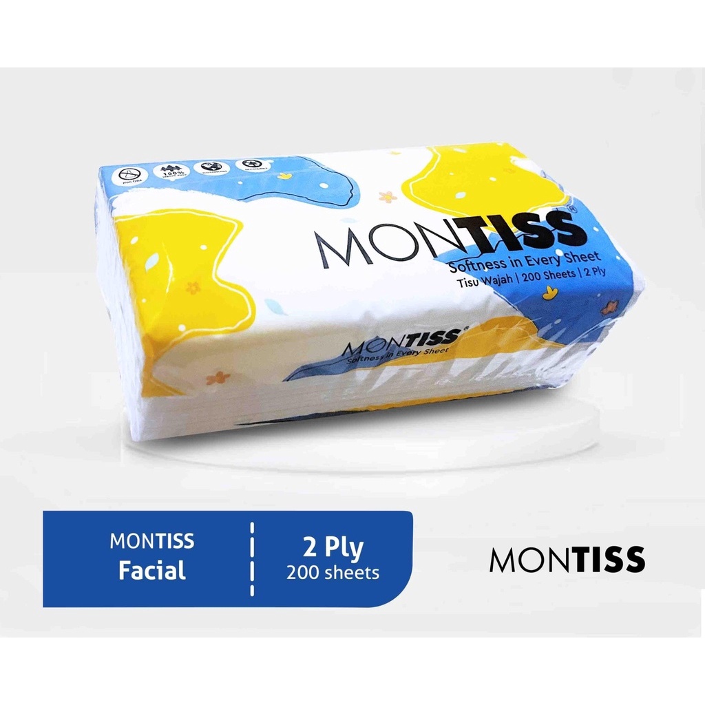 TISU MONTISS 200 SHEETS