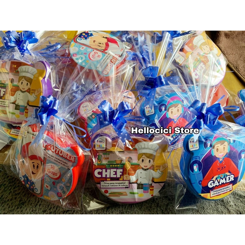 SOUVENIR LUNCH BOX PANDA OMPRENG KEMASAN CANTIK ULTAH