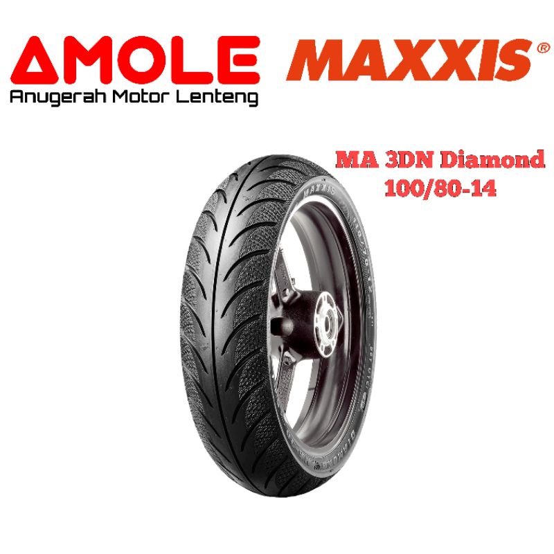 Ban Tubeless Maxxis Diamond MA 3DN 100/80-14 100 80 14 Vario 125 Vario 150 Beat Scoopy Spacy Mio M3 Mio Z