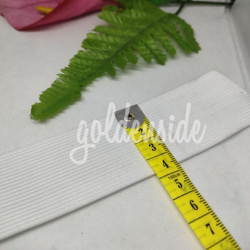 Karet Elastis lebar 3.8 cm per meter
