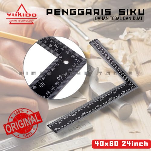 Jual Penggaris Siku Hitam X Cm Penggaris Siku Meter X Promo Siku L X Cm Siku Tukang