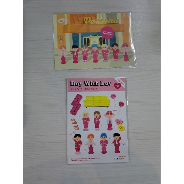 

Post Card + Stiker Boy With Love
