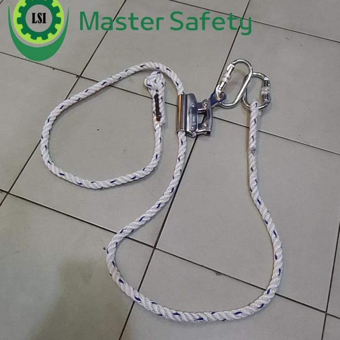 

Work Positioning Lanyard+Carabinar Merek Haidar Berkualitas 100%