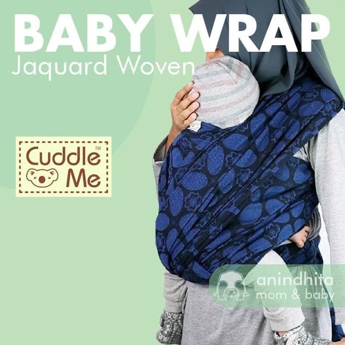 Cuddleme Woven Wrap Jacquard Baby Wrap Gendongan Bayi Cuddle Me
