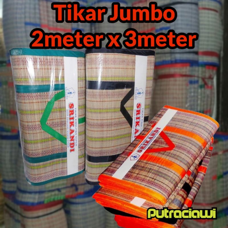 Tikar Lipat Mendong Ukuran Jumbo / Tikar Piknik Tikar Lesehan Tikar Santai Ukuran Jumbo Murah Berkua