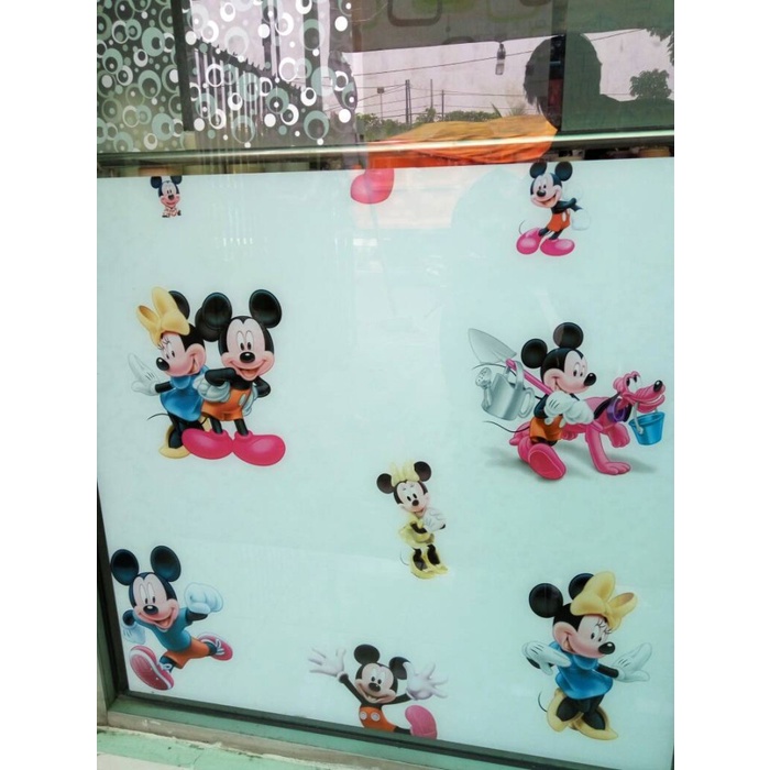 Wall Sticker Kaca Film Stiker Kaca Sunblast Motif Anak Kids