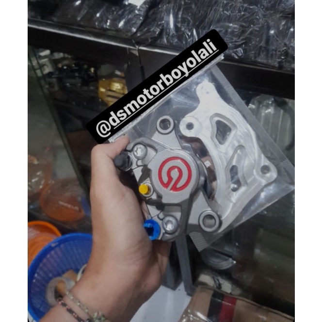kaliper brembo 2p 2piston set breket braket dudukan kaliper disc 260mm 267mm 260 267 mm disc galfer 