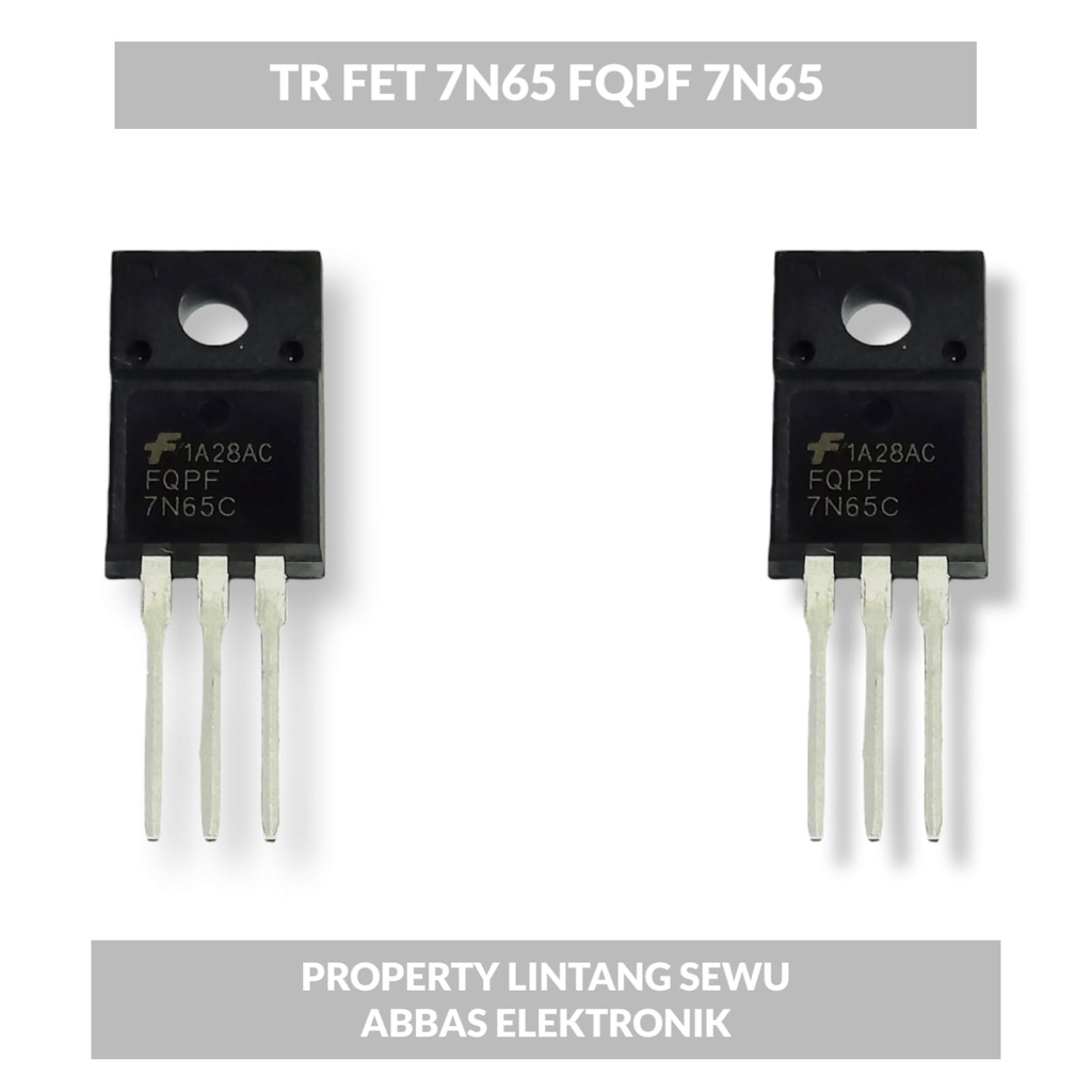 TRANSISTOR FET 7N65 FQPF 7N65 TR 7N65