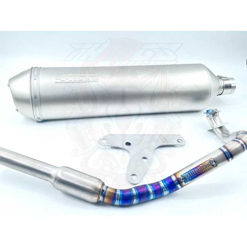 KNALPOT LEOVINCE 4ROAD TYPE 2008 POLOS TITANIUM PIPE VARIO 125/150 2018-2020
