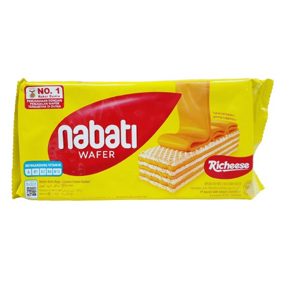 

Nabati Richeese Wafer Keju 127gr