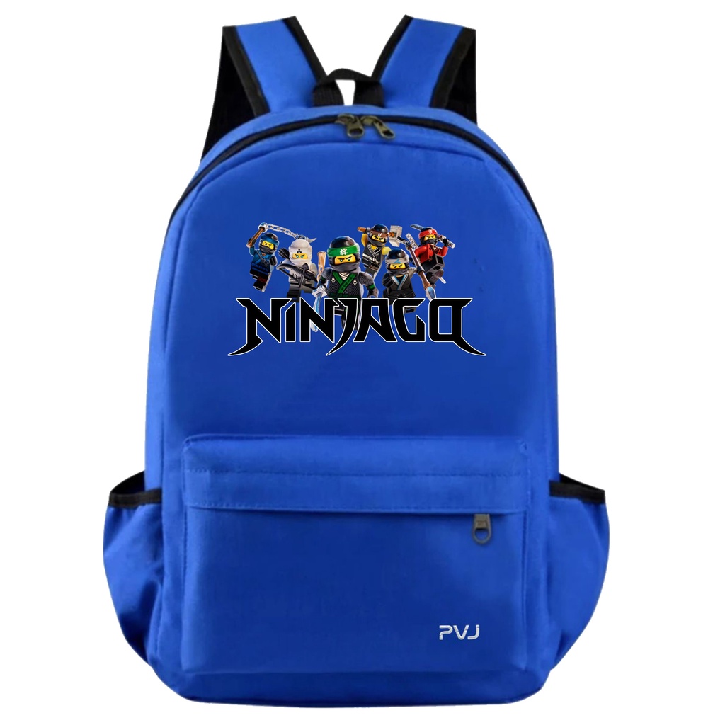 PVJ - Tas Karakter Lego Ninjago Ransel Laki-laki dan Perempuan Backpak