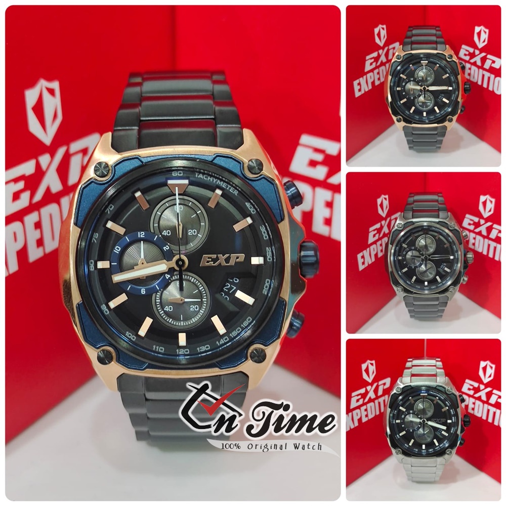 Expedition Pria Exp E 6835 MC Jam Tangan Sport Original