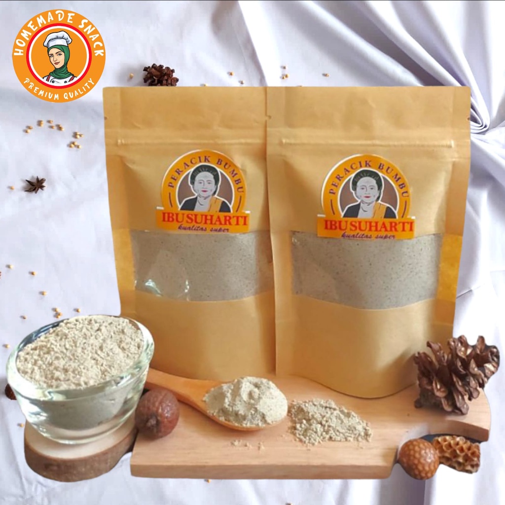

Homemade Snack - Ibu Suharti Rempah Lada Putih Bubuk Murni Bumbu Dapur Merica Bubuk Pure Ground White Pepper Kualitas Premium