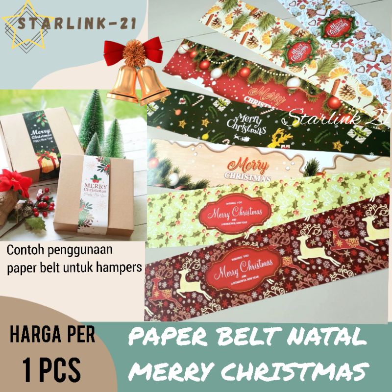 

PAPER BELT NATAL | PAPER BELT CHRISTMAS | Sabuk Hias Hampers