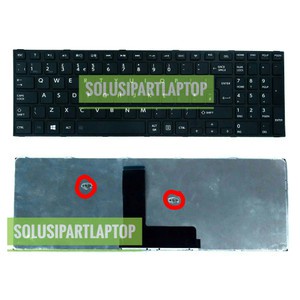 KEYBOARD TOSHIBA C55 C50-B C55-D BLACK FRAME