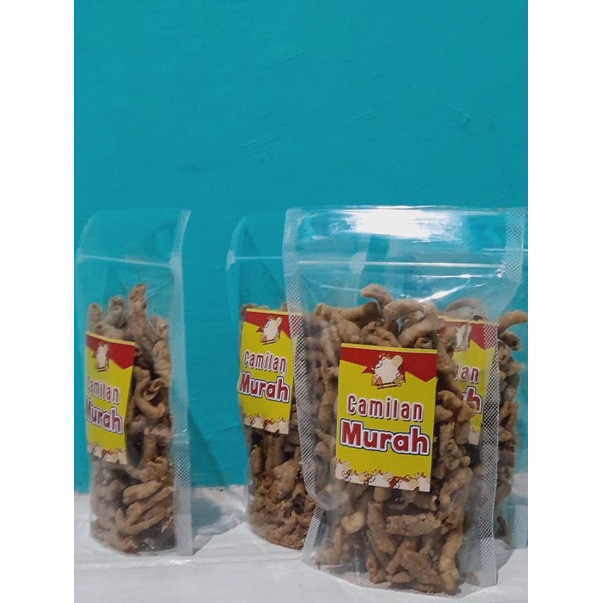 

100 GRAM KRIPSUS(kripik usus) H.ROJALI
