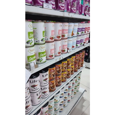 makanan basah kucing kitten yummy cat kaleng 400 gr -TUNA SALMON