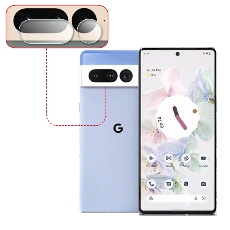 Camera Protective Tempered Glass Film Pelindung Layar Film Lensa Kamera Anti Jatuh Untuk Google Pixel7 Dan Google Pixel7 Pro