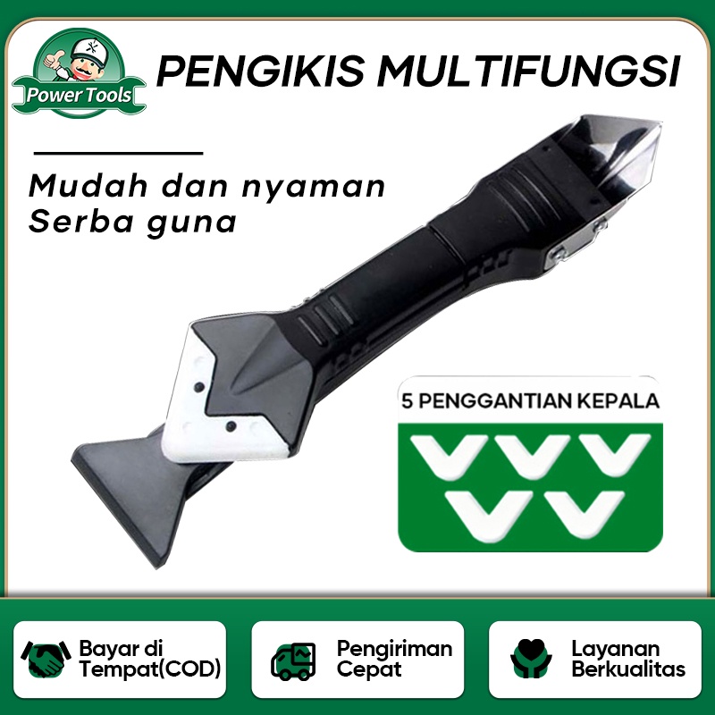 ISKU glue scraper Set 10pcs Sekop Pengikis Pembersih Lem Kaca Untuk Alat Jahit/Caulk Finisher Grout Kit Tools Set Accessories