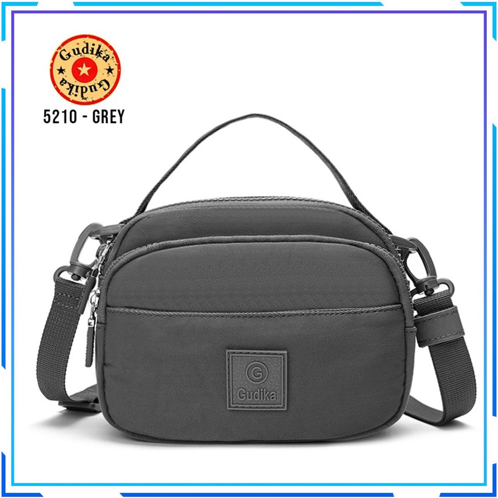 GUDIKA Bag 5210 - Tas Mini Fashion Branded Ori Selempang bahu Cewek Kekinian Wanita Import Korea Original Terbaru Bahan Nilon Anti Air Waterproof