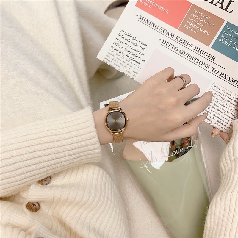 KOOLEY Jam Tangan Naidu Stainless steel Import korea KY03