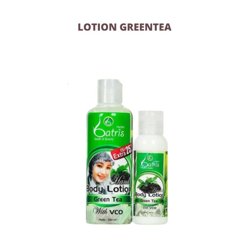 LOTION PENCERAH KULIT! HANDBODY LOTION GREENTEA BATRISYIA PENCERAH PELEMBAB TIDAK LENGKET HARUM