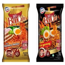 

Mie instant kobe boncabe mie goreng 105gr dan ramen pedas 90gr