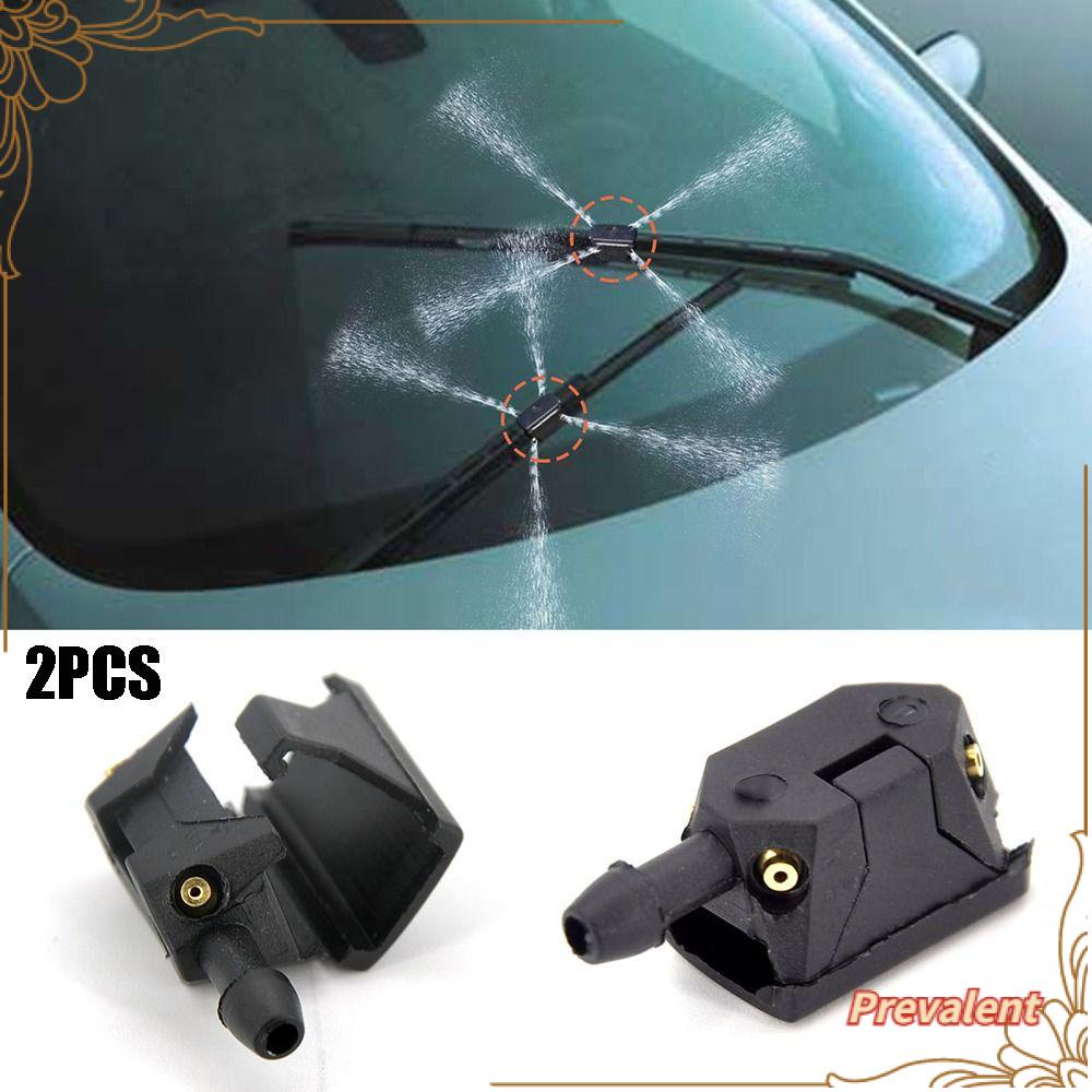 Preva 2PCS Wiper Nozzle Tahan Lama 4 Arah Water Spout Outlet Mesin Cuci Kaca Depan