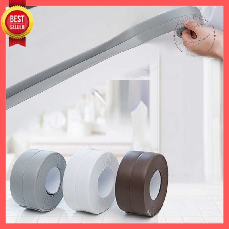 GOS B102 - Tape Perekat Sticker Anti Jamur Air Minyak PVC Wastafel Dapur Kamar Mandi