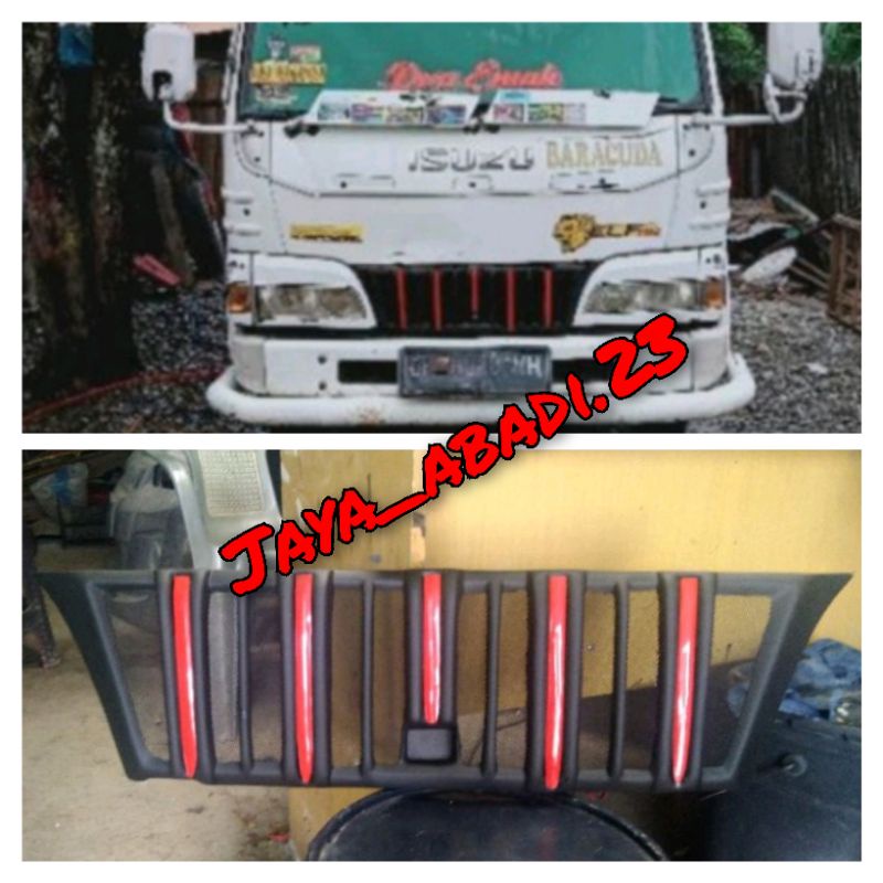 Grill Isuzu Elf NKR model Apollo prado