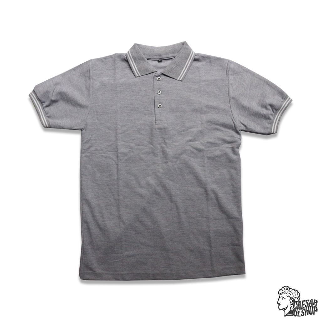 CaesarOlshop - Polo Shirt Kerah Salur | Kaos PolosPria