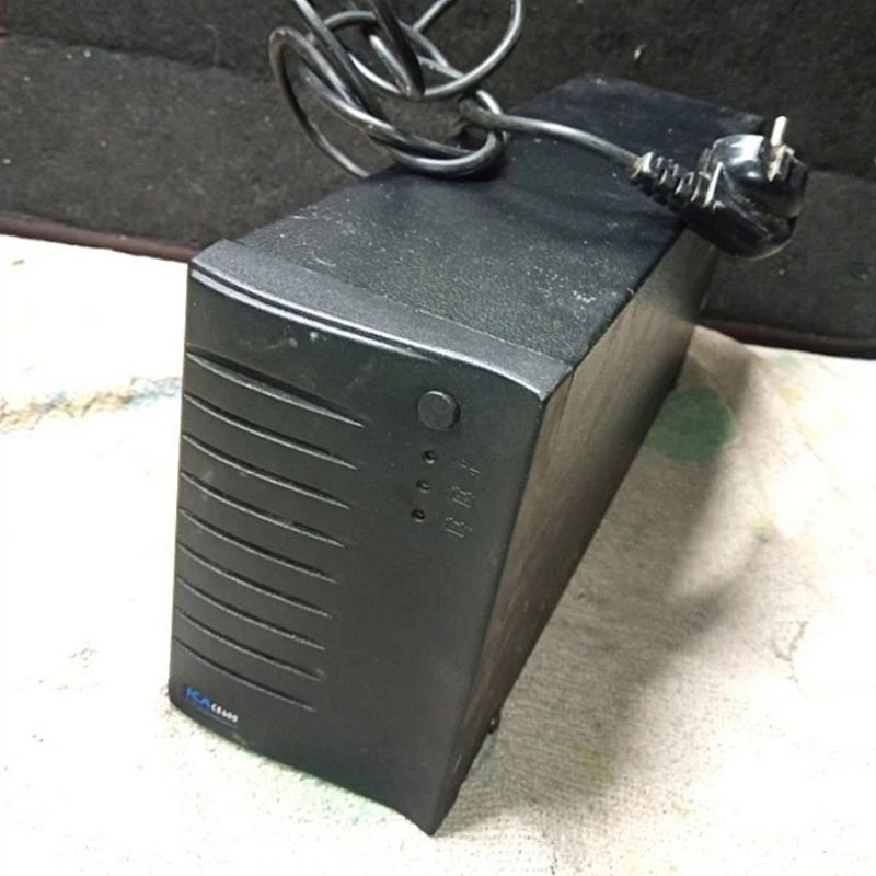 ICA CE600VA /400W 220V UPS ICA 600VA - tanpa Batre second original