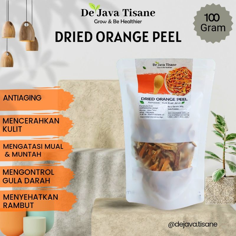 

Dried Orange Peel Flower Tea Teh Kulit Jeruk 10 - 100 gr