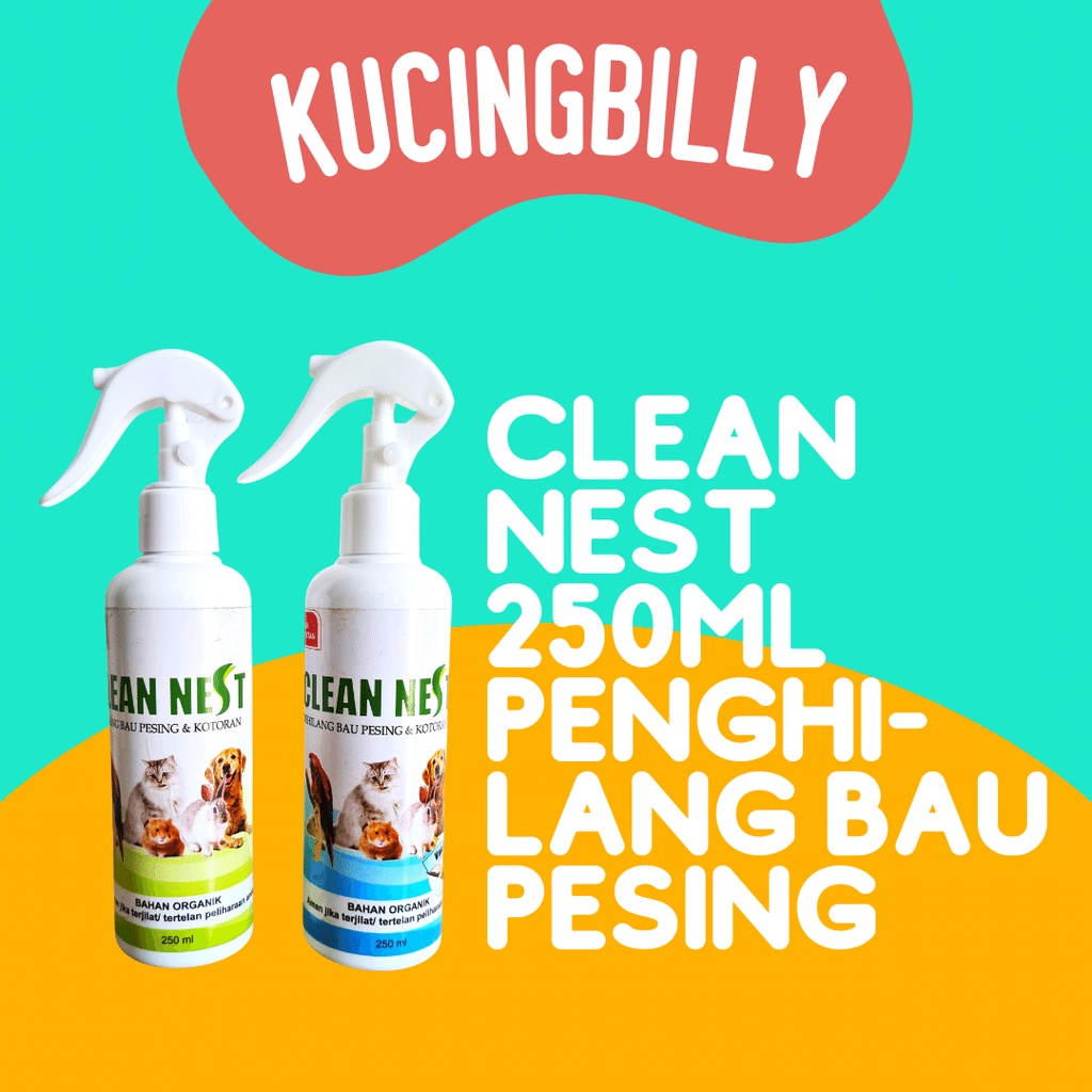 Clean nest 250ml penghilang bau pesing dan kotoran