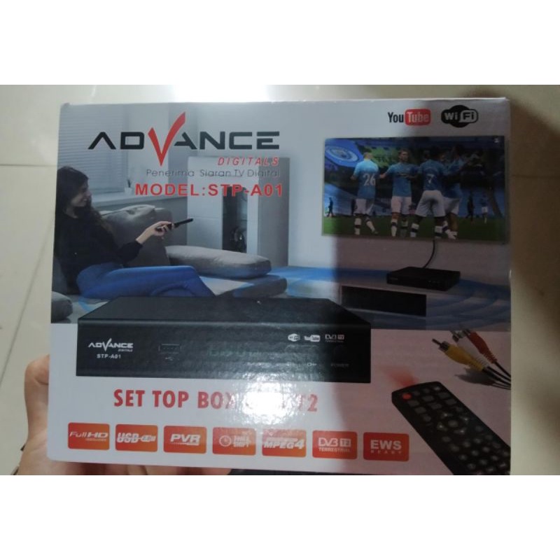Set Top Box TV Digital ADVANCE Terbaru / Bisa COD