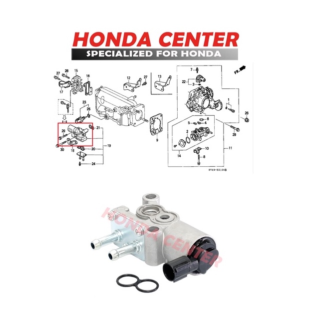 iacv iac servo idle up civic genio estilo 1992 1993 1994 1995 accord cielo 1994 1995 1996 1997 crv gen1 2000 2001 civic ferio 1996 1997 1998