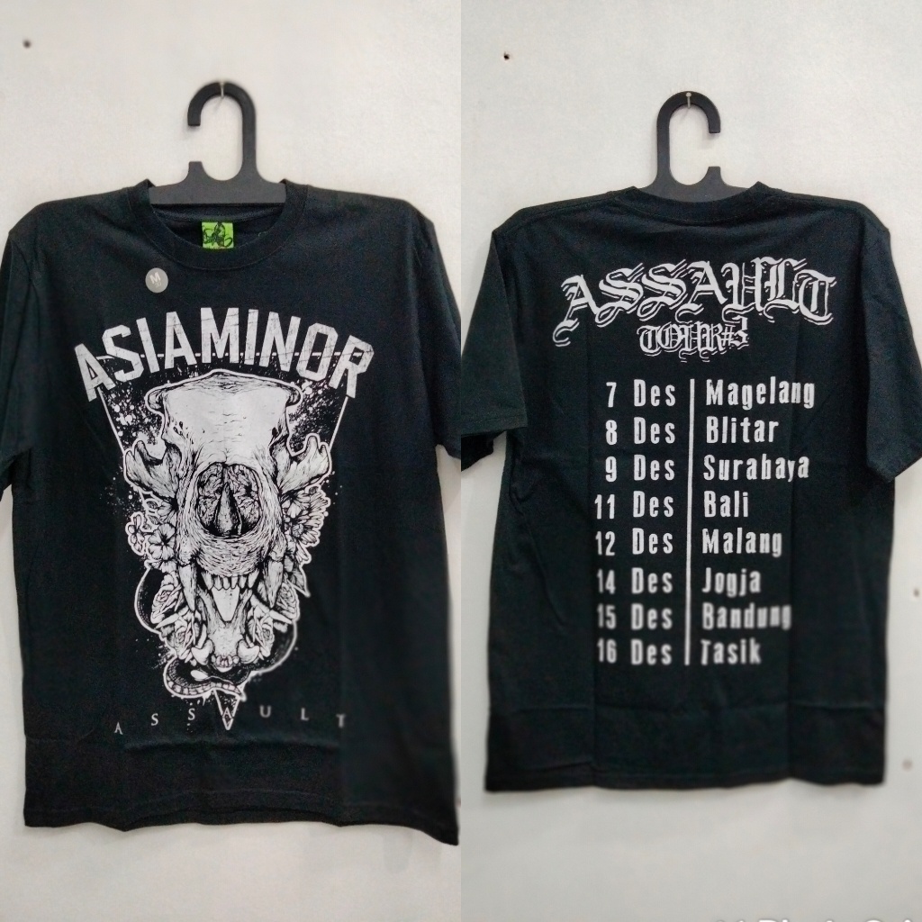 Kaos BAND METAL HARDCORE PUNK LOKAL ORIGINAL