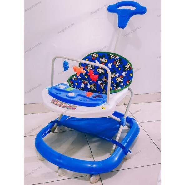 Baby Walker Dorong Milefo Full Music Mainan Dorongan  / Untuk Bayi 7-12 Bulan, Jakarta