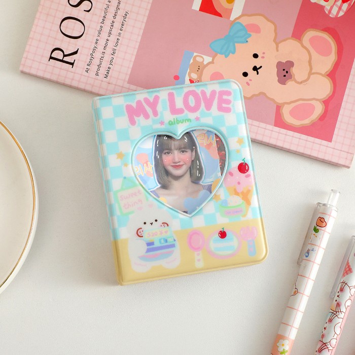 

✨NEW✨ - Mini binder / kolbuk 1P for photocard album photo - My love blue