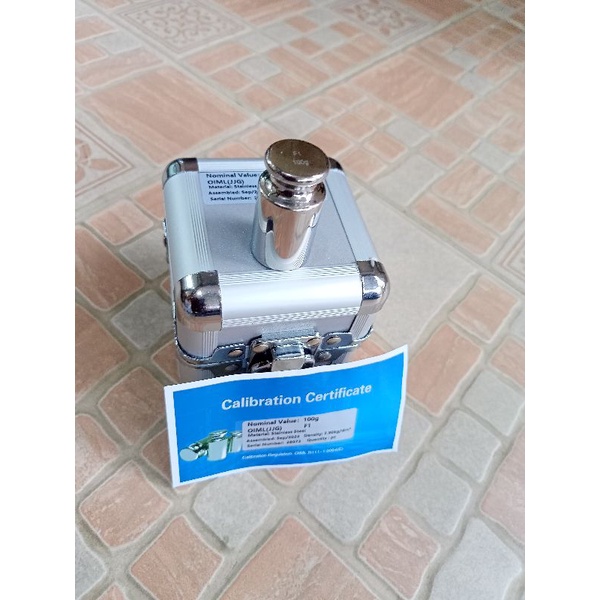 Batu Timbangan F1 100gr / Anak Timbangan F1 100 gr Stainless