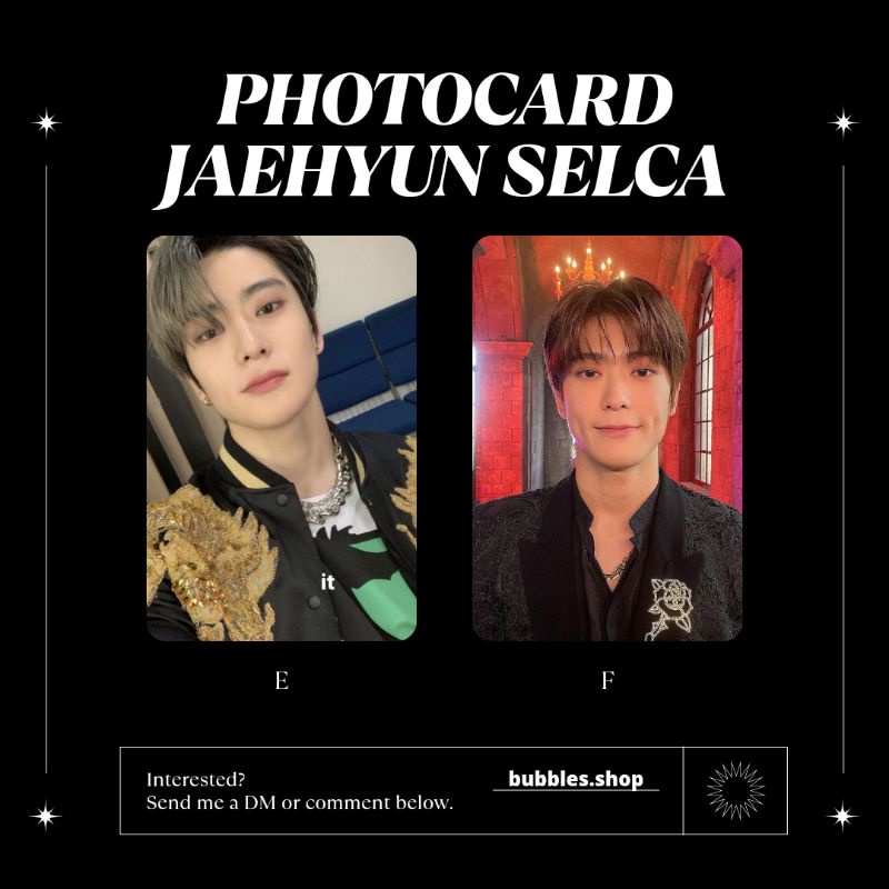 PHOTOCARD UNOFFICIAL JAEHYUN NCT SELCA